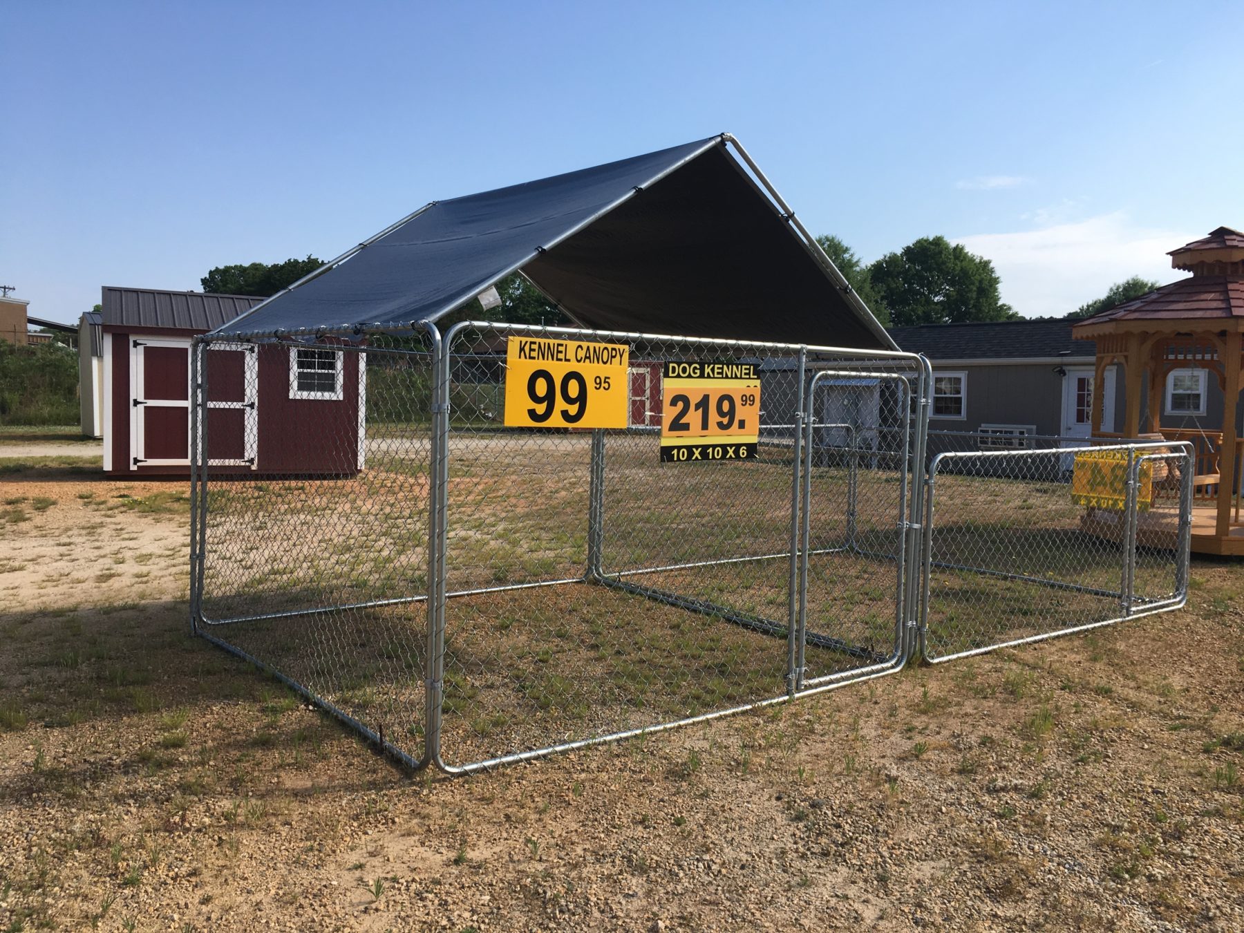 10x10x6 Dog Kennel Fisher Barns   10x10x6 Dog Kennel 