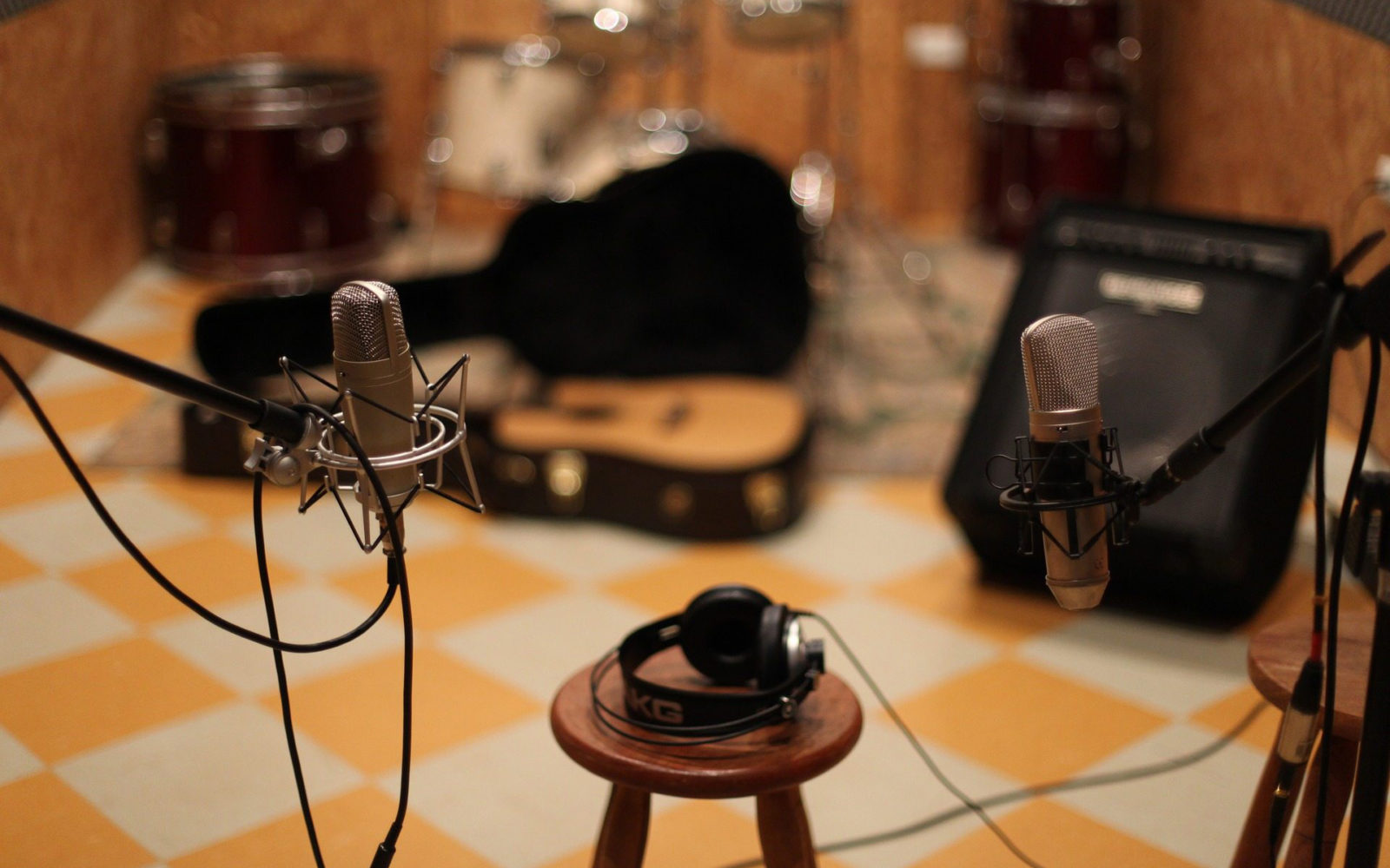 music room in storage shed