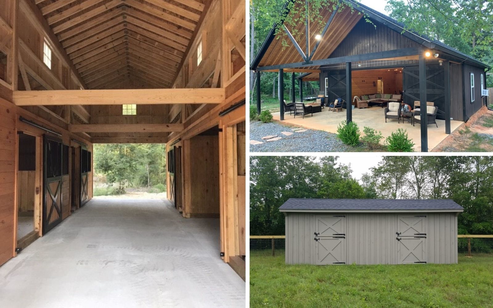 horse barns in johnson city