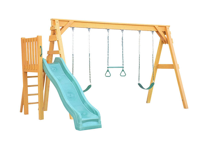 kids playsets free standing position a frame swing n slide